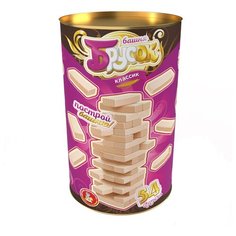 Игра настольная Десятое королевство "Башня. Брусок. Классик", неокраш. дерев. блоки