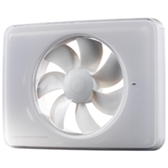 Вытяжной вентилятор Fresh Intellivent 100, белый 5 Вт