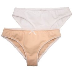 Mama Comfort Набор трусов 2017-122, 2 шт., размер 50/XL, белый/темно-бежевый