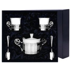 АргентА Набор кофейный из серебра "Богема" (5 шт.)