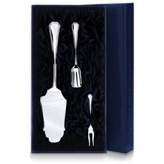 АргентА Набор чайный "Элегант" 3 пр. (лопатка для пироженого + Совок для сахара + вилка для л