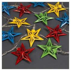 Гирлянда Luazon Lighting Звезда Кремлевская (2388650) 400 см, 20 ламп, RGB/прозрачный провод