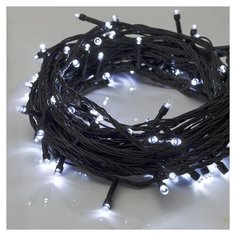 Гирлянда Luazon Lighting Нить 3556787/3556788/3556793/3556799 1000 см, 100 ламп, белый/черный провод