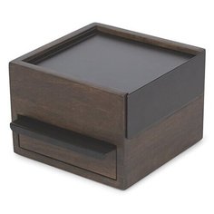 Umbra Шкатулка Stowit Mini чёрный/орех
