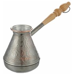 Станица, Турка медная для кофе "Цветок" / Турка, Кофе 200 мл