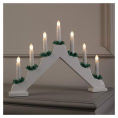 Свеча светодиодная Luazon Lighting Горка рождественская, 30х40 см, белый