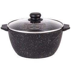 Кастрюля Мечта Гранит, 3 л (43802), black