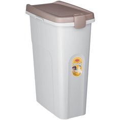 Контейнер для корма Stefanplast Pet Food Container 40 л light dove grey/white