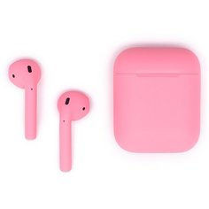 Беспроводные наушники Apple AirPods 2 Color (без беспроводной зарядки чехла), матовый темно-розовый