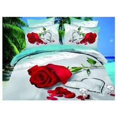 Постельное белье евростандарт Tango TS04-863, сатин, 50 х 70 и 70 х 70 см, мультиколор