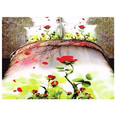 Постельное белье семейное Tango TS05-71A, сатин, 50 х 70 см, мультиколор