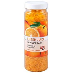 Fresh Juice Соль для ванн Orange and Guarana, 700 г
