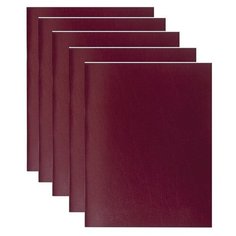 STAFF №2 ЭКОНОМ А4, 5 шт., клетка, 96 л., бордовый