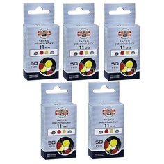 KOH-I-NOOR Кнопки 9600100301KS 11 мм, 5 упаковок разноцветный