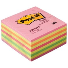 Стикеры Post-it куб 2028-NP 76х76 неон розовый 450л