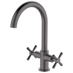 Смеситель для кухни (мойки) Orange Mia M34-821Gr двухрычажный
