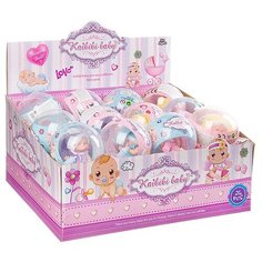 Kaibibi Кукла Kaibibi baby в мех. костюмчике с ушками, с соской, в шарике
