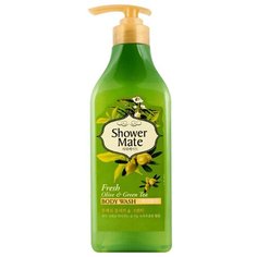 Гель для душа Shower Mate Fresh olive & green tea, 550 мл