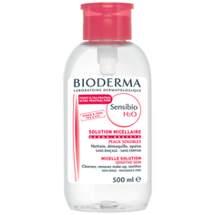 Bioderma мицеллярная вода Sensibio H2O (флакон-помпа), 500 мл