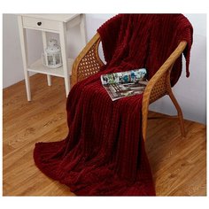 Плед Cleo Carre 180x200 см, красный