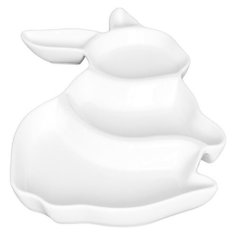 Elan gallery Менажница Заяц цельная, 5 секций белый