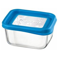 Bormioli Rocco Контейнер Frigoverre 335170MQ 0.4 л, 10x13 см, голубой/прозрачный
