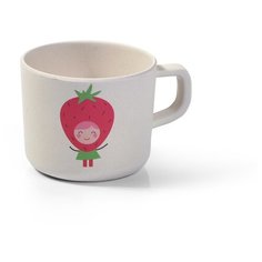 Чашка Fissman бамбуковая (8365 / 8368 / 8359), клубничка