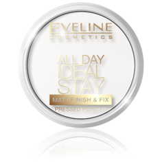 Eveline Cosmetics Пудра компактная All Day Ideal Stay Matt Finish & Fix White 60