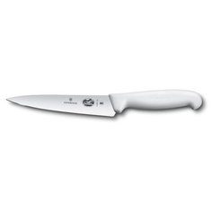 Нож для разделки мяса VICTORINOX Fibrox, лезвие 15 см, белый