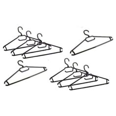 Вешалки - плечики для верхней одежды 52-54 8 шт черные BRANQ 45261036