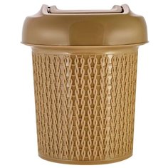 Контейнер для мусора с педалью Ajur 6 л кофейный Svip