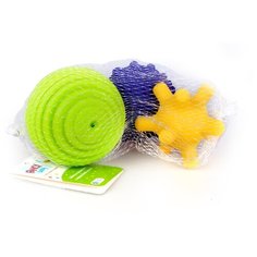 Игрушка развивающая "Тактилики" 3 шт в сетке Fancy Baby