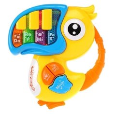 Музыкальная игрушка "Попугай" со светом, цвета в ассорт. Жирафики