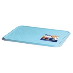 Коврик пластиковый для миски BETA 45x35см, голубой Georplast