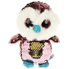 Мягкая игрушка Мульти-Пульти Сова из пайеток 15 см