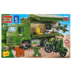 Конструктор ГОРОД МАСТЕРОВ Армия 7117 Камаз Командный пункт