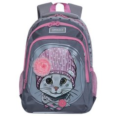 Grizzly Рюкзак (RG-162-1), серый/розовый