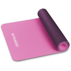 Коврик Indigo IN106, 173х61х0.5 см розовый/фиолетовый однотонный