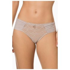 Empreinte Трусы стринги Diane средней посадки с вышивкой, размер 50, дымчатый