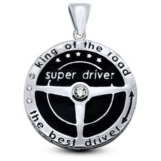 Silver WINGS Подвеска из серебра, эмаль, куб.цирконий 23m002w-148