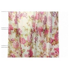 Тюль Altali Пурпурный сад цветочный принт, 300х270 см