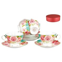 Чайный набор Коралл Лолита 12 предметов 200 мл