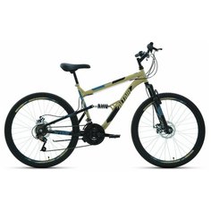 Горный (MTB) велосипед ALTAIR MTB FS 26 2.0 Disc (2020) бежевый 18" (требует финальной сборки)