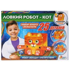 Игрушка Опыты "Играем Вместе": Ловкий Робот - Кот На Бат.