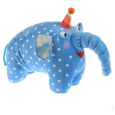 Игрушка мягкая Деревяшки, Слон Ду-Ду 20см, БЕЗ ЧИПА в пак. Мульти-пульти