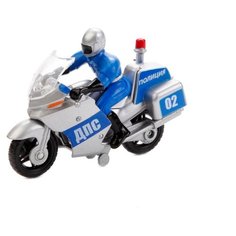 Мотоцикл "Технопарк" с фигуркой - Полиция,10 см