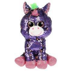Игрушка мягкая Единорог из пайеток, Мульти-Пульти