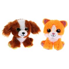 Игрушка мягкая в шаре (собачка, кошка), 10см, Мульти-Пульти