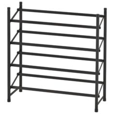 UniStor AVENUE четырехярусная этажерка для обуви раздвижная, 4-х ярусная полка подставка для обуви напольная