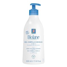 Гель и шампунь BIOLANE для купания 2 в 1, 350 мл